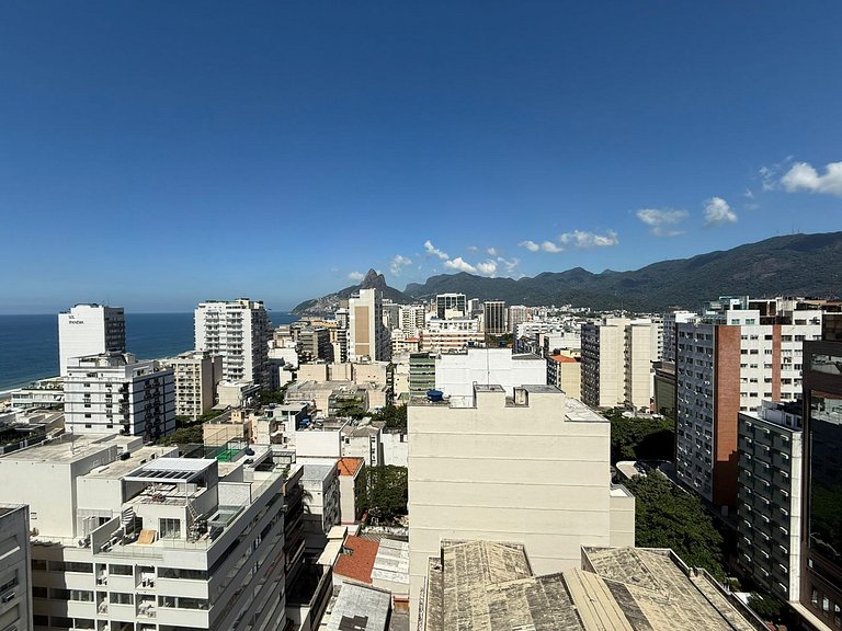 Duas suítes com vista deslumbrante em Ipanema
