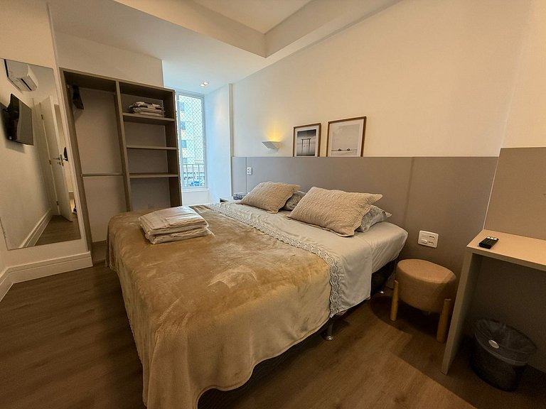 Three suites, two blocks from the beach.