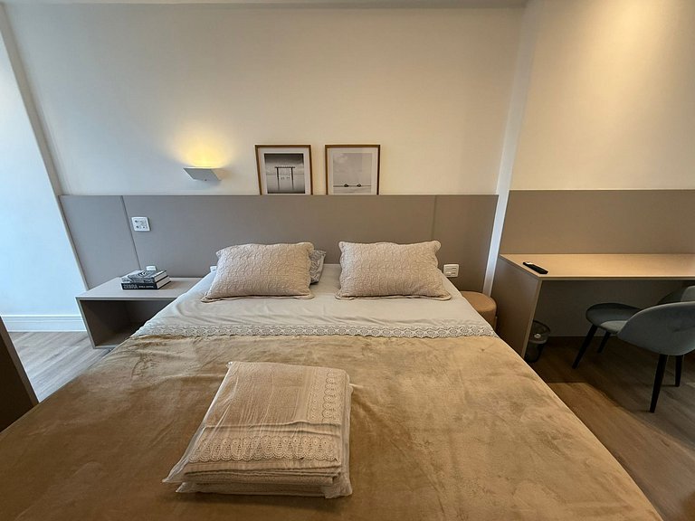 Three suites, two blocks from the beach.