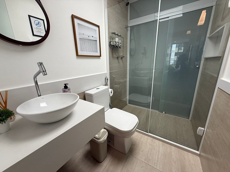 Three suites, two blocks from the beach.